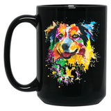 Australian Shepherd Gift For Aussie Mom Australian Shepherd Black Coffee Mug, Gift Coffee Mug