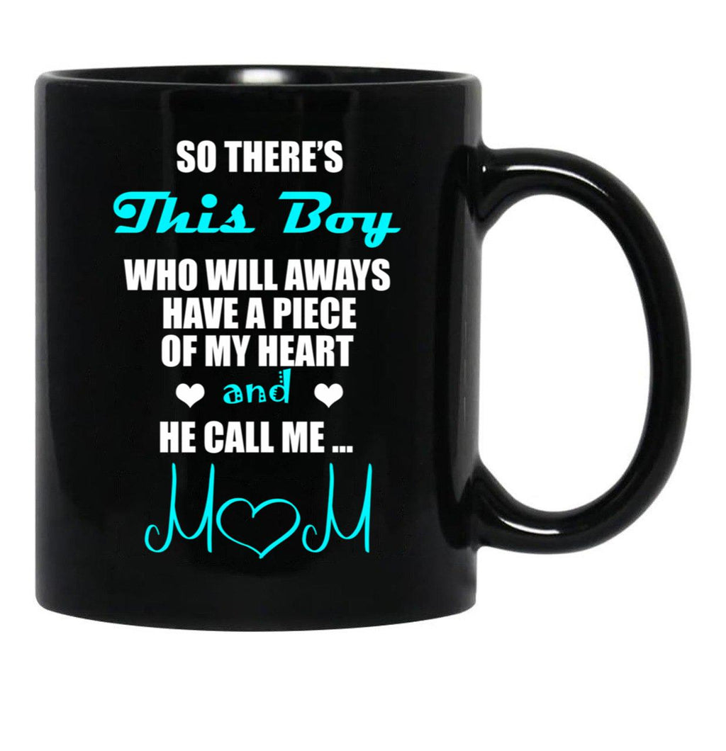 Autism Mom Mug Black Coffee Mug - Black