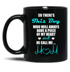 Autism Mom Mug Black Coffee Mug