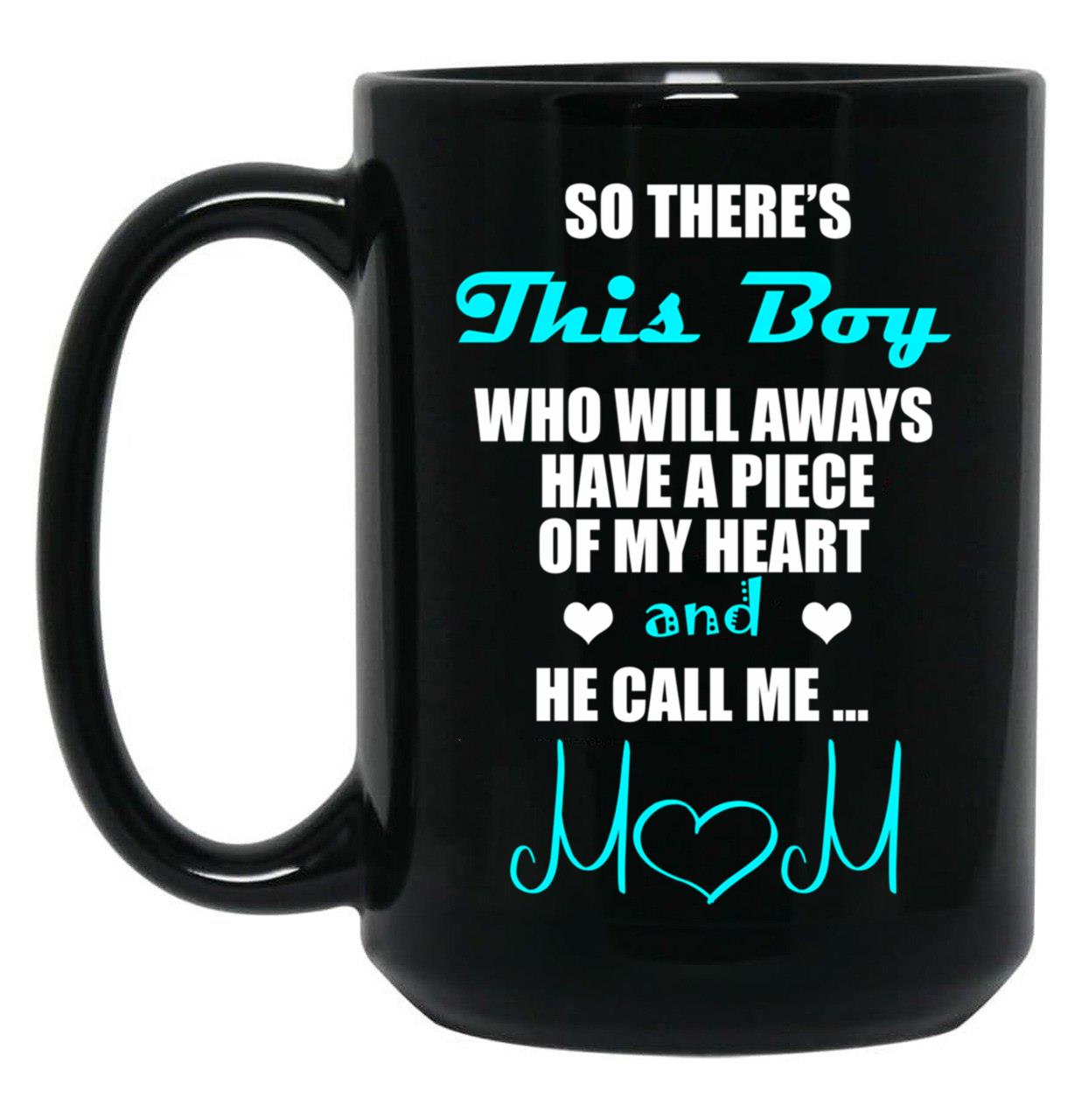 Autism Mom Mug Black Coffee Mug