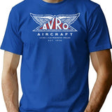 Avro Logo T-Shirt for Men & Women, T-Shirts Graphic Tee - Blue