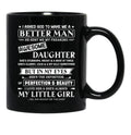 Awesome Daughter Black Coffee Mug - Black