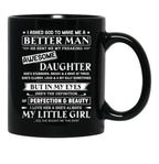 Awesome Daughter Black Coffee Mug - Black