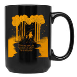 Awesome First Day Winnie Mom Dad The Pooh Funny Life Retro Style Art Black Coffee Mug, Gift Coffee Mug