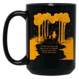 Awesome First Day Winnie Mom Dad The Pooh Funny Life Retro Style Art Black Coffee Mug, Gift Coffee Mug