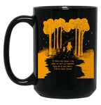Awesome First Day Winnie Mom Dad The Pooh Funny Life Retro Style Art Black Coffee Mug, Gift Coffee Mug