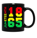 Awesome Juneteenth Day Mug Black History Independence1865 Black Coffee Mug - Black