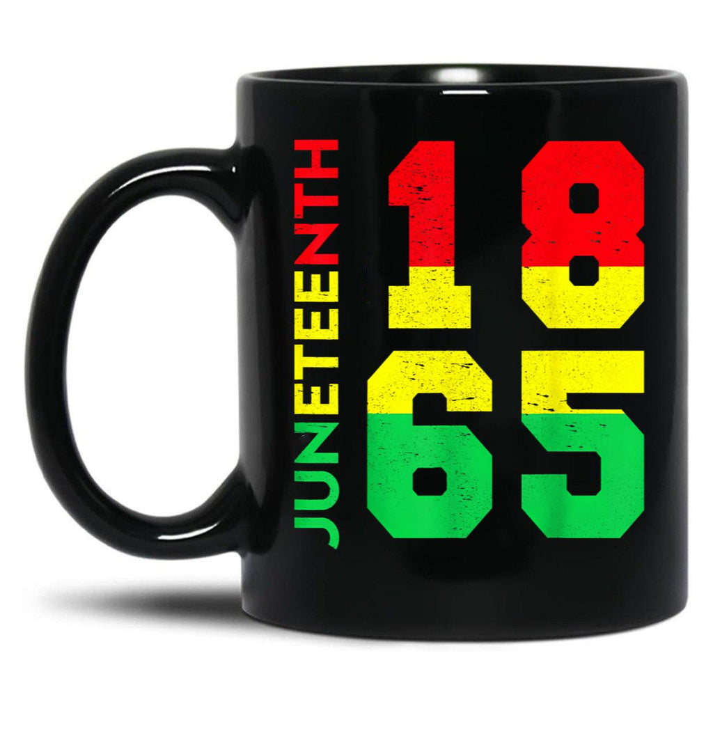 Awesome Juneteenth Day Mug Black History Independence1865 Black Coffee Mug