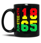 Awesome Juneteenth Day Mug Black History Independence1865 Black Coffee Mug