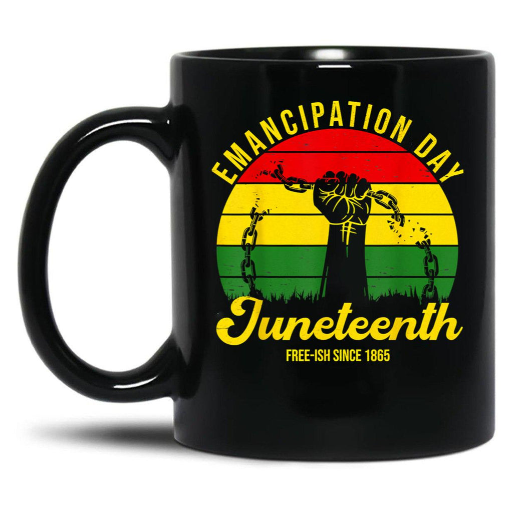 Awesome Juneteenth Mug Emancipation Day 1865 Independence Black Coffee Mug