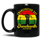 Awesome Juneteenth Mug Emancipation Day 1865 Independence Black Coffee Mug