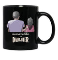 Awesome Like My Daughter Daughters Day Black Coffee Mug - Black
