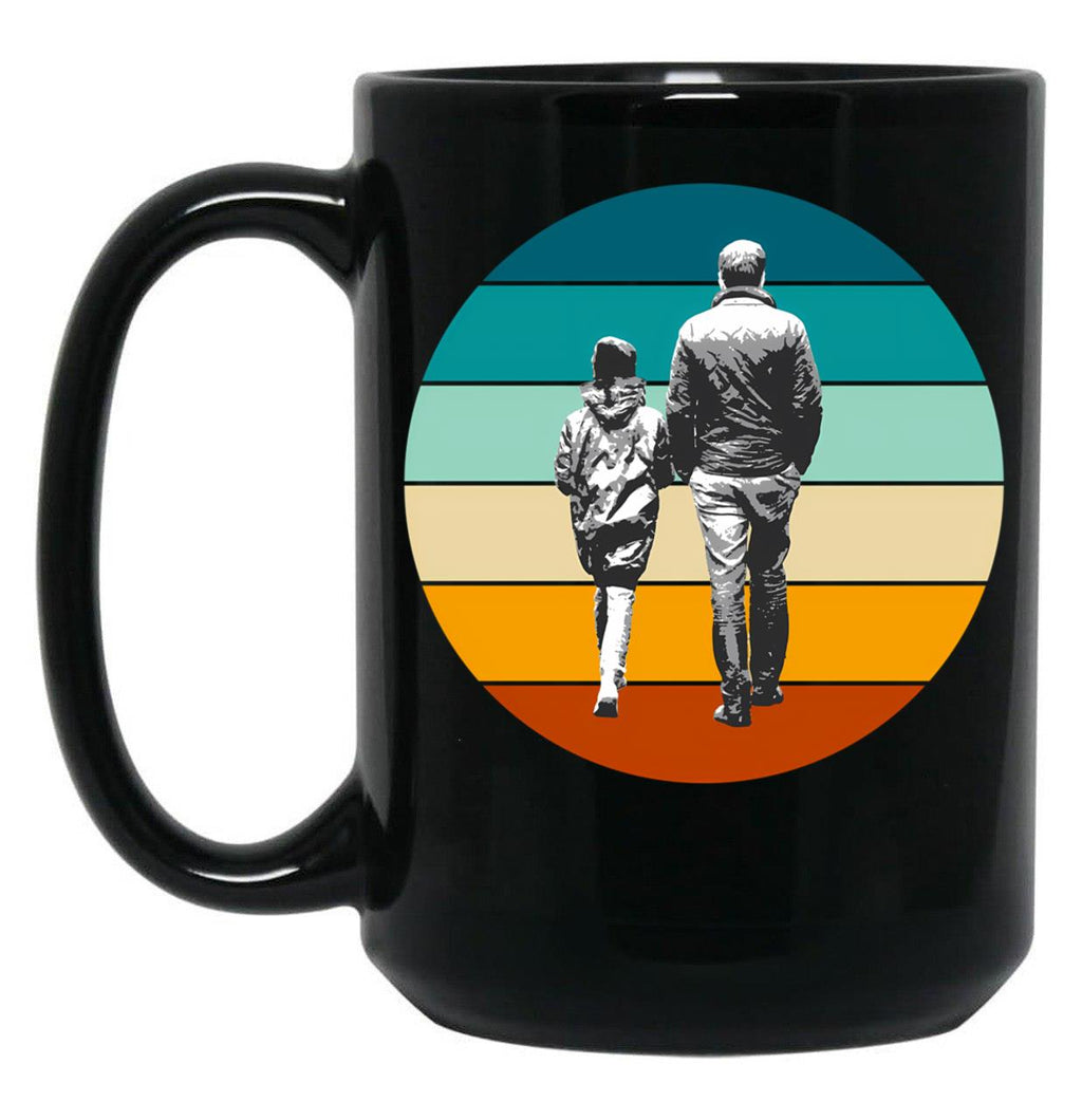 Awesome Like My Daughter Funny Men'S And Wamen Funny Sticker Black Coffee Mug