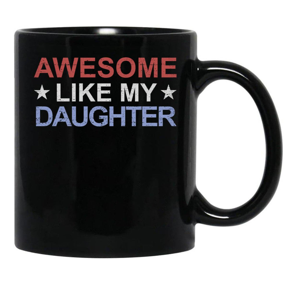 Awesome Like My Daughter Gear (3) Black Coffee Mug - Black