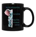 Awesome Like My Daughter Mugdad Daughter Mug Funny Mens Mug Dad Of Daughters Mug TMug For Dadsfathers Day Giftawesome Mug Black Coffee Mug - Black