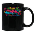 Awesome Like My Daughter (122) Black Coffee Mug - Black