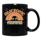 Awesome Like My Momma Retro Black Coffee Mug, Gift Coffee Mug - Black