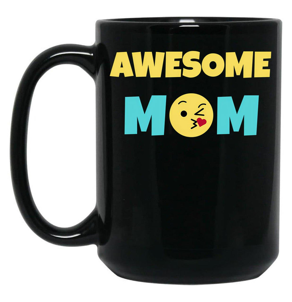 Awesome Mom Gift Black Coffee Mug, Gift Coffee Mug