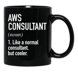 Aws Consultant Defined Black Coffee Mug, Gift Coffee Mug - Black