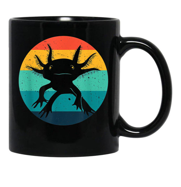 Axolotl Black Coffee Mug, Gift Coffee Mug - Black