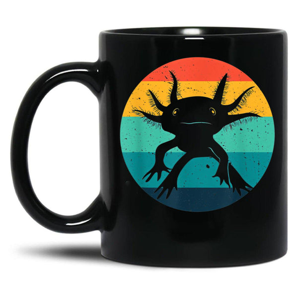 Axolotl Black Coffee Mug, Gift Coffee Mug - Black