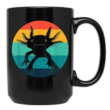 Axolotl Black Coffee Mug, Gift Coffee Mug