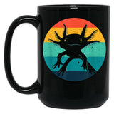 Axolotl Black Coffee Mug, Gift Coffee Mug