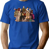 BBC Ghosts My Family Premium Heavyweight Cotton T-Shirt - Blue