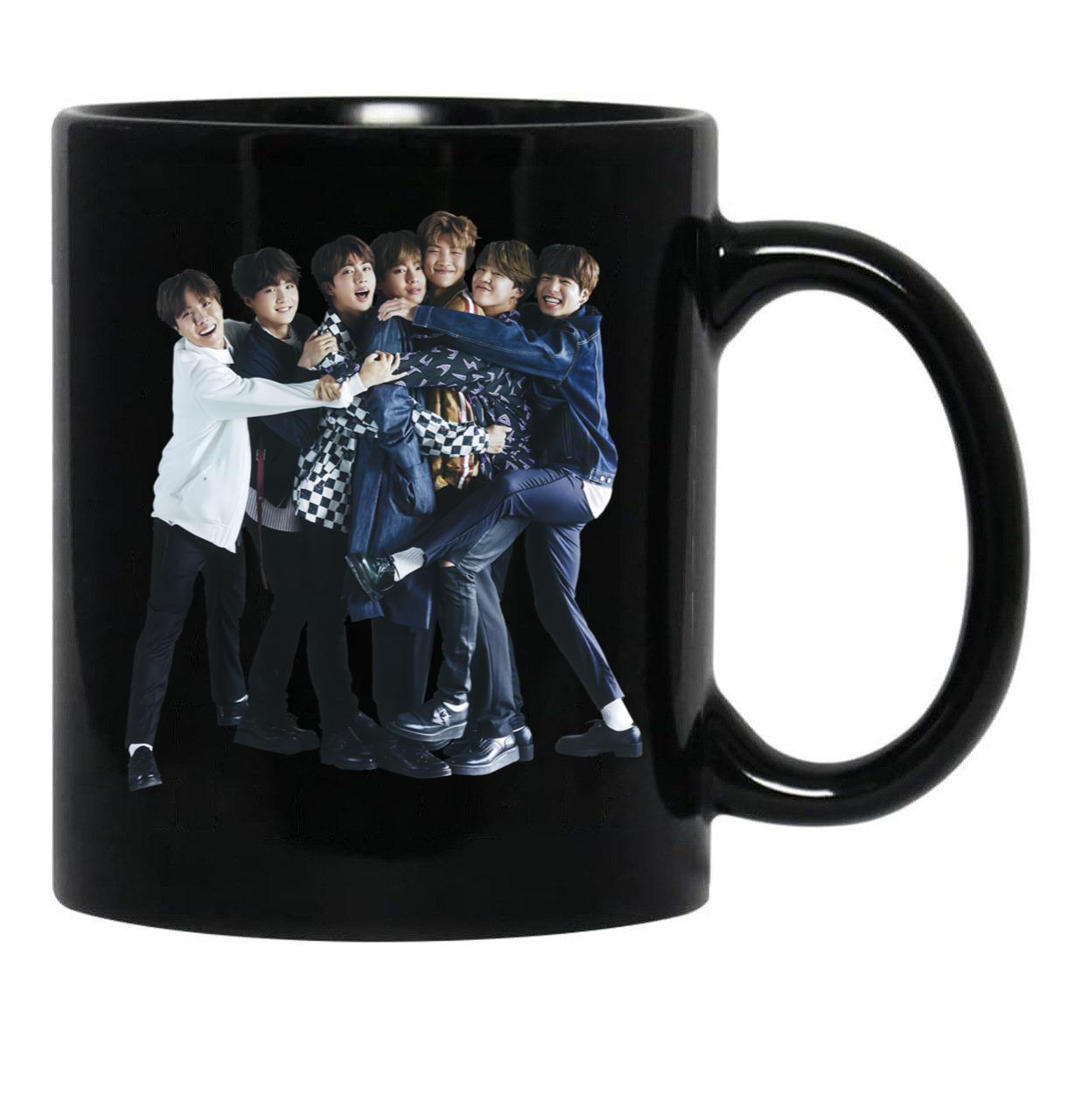 BTS Black Coffee Mug, Gift Coffee Mug - Black