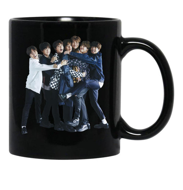 BTS Black Coffee Mug, Gift Coffee Mug - Black