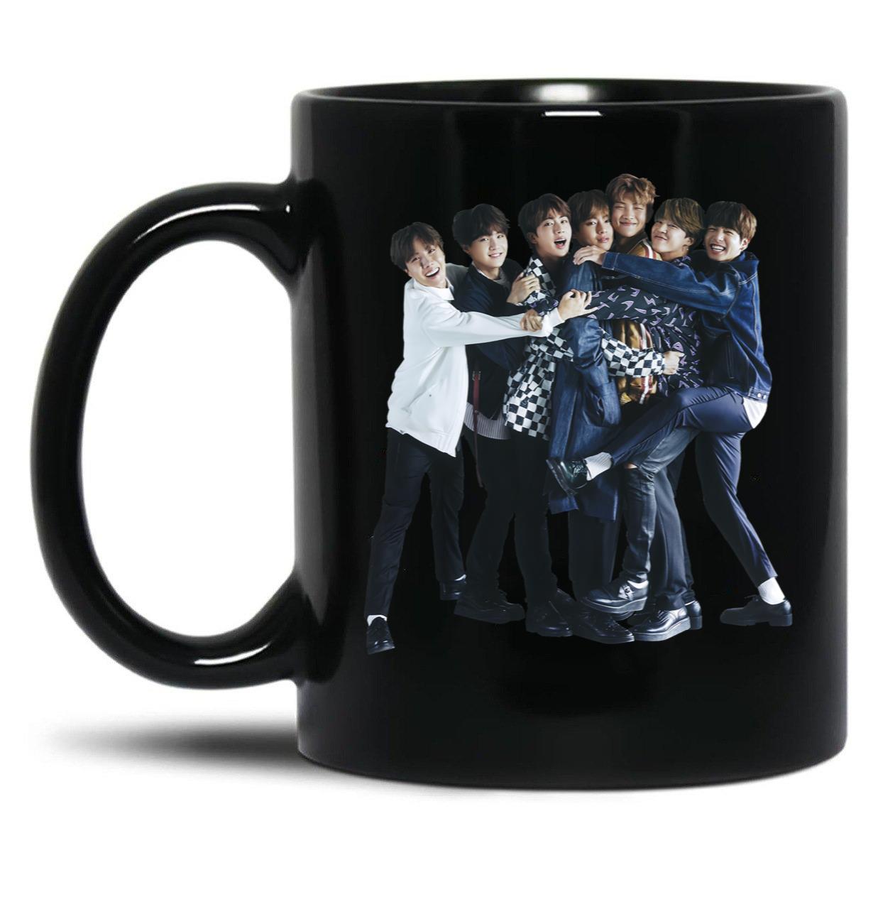 BTS Black Coffee Mug, Gift Coffee Mug