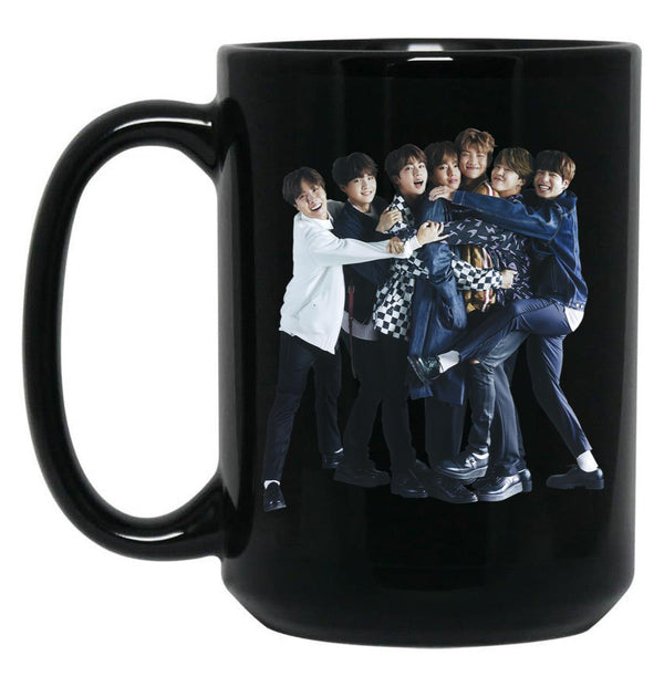 BTS Black Coffee Mug, Gift Coffee Mug - Black