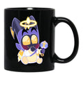 Baby Adam With Rattle Black Coffee Mug, Gift Coffee Mug - Black