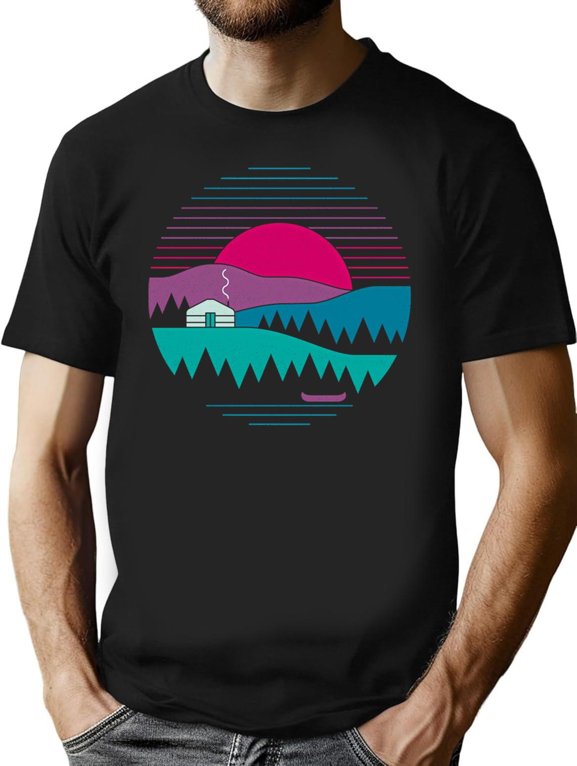 Back To Basics T-Shirt for Men & Women, T-Shirts Graphic Tee - Black