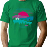 Back To Basics T-Shirt for Men & Women, T-Shirts Graphic Tee - Green