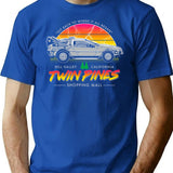 Back To The Mall - Retro 80S Sci Fi Movie T-Shirt for Men & Women, T-Shirts Graphic Tee - Blue