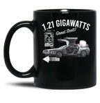 Back to The Future 1 Black Coffee Mug, Gift Coffee Mug