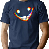 Backroom_S Smiler Premium Heavyweight Cotton T-Shirt - Navy