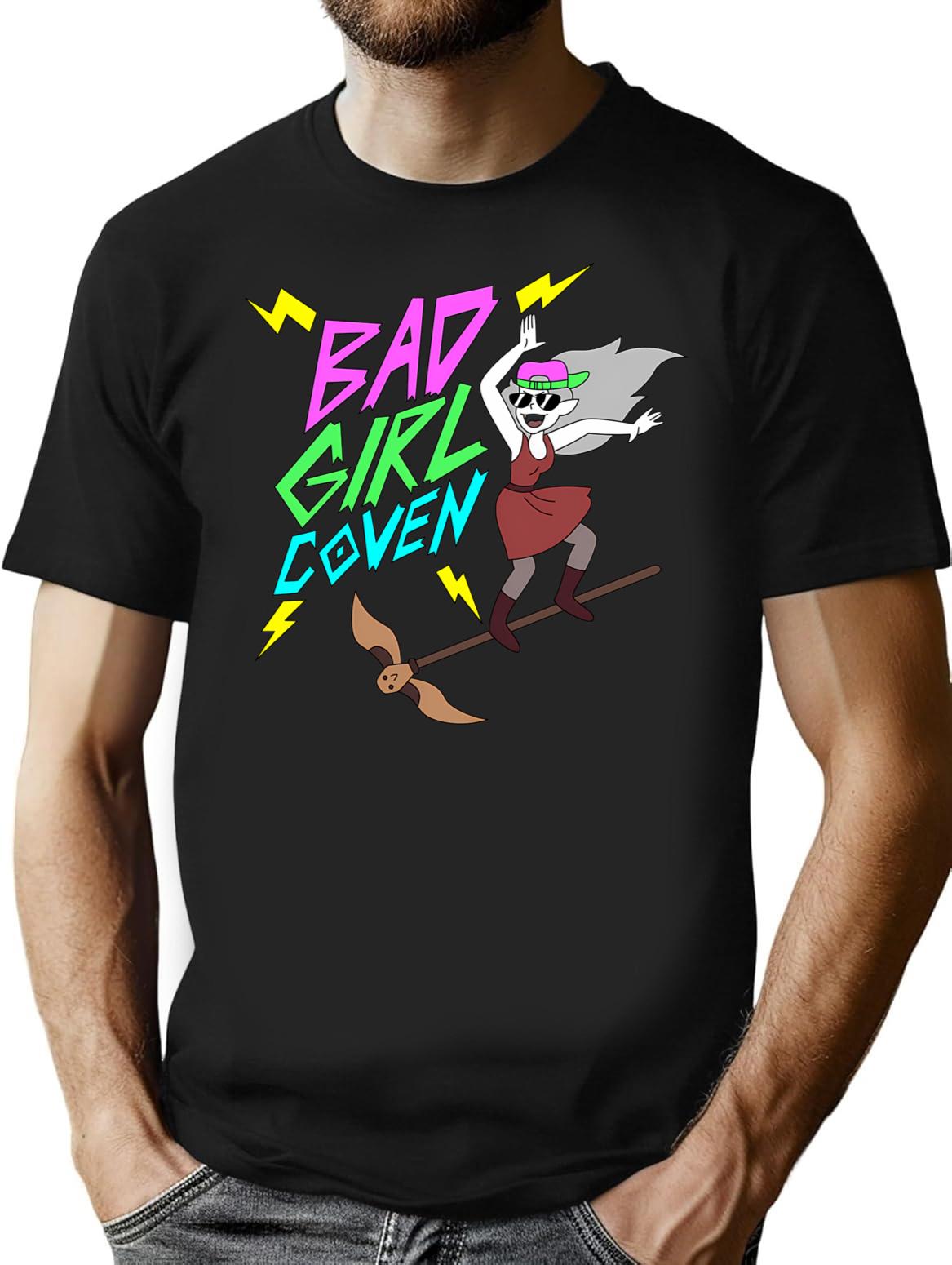 Bad Girl Coven T-Shirt for Men & Women, T-Shirts Graphic Tee - Black