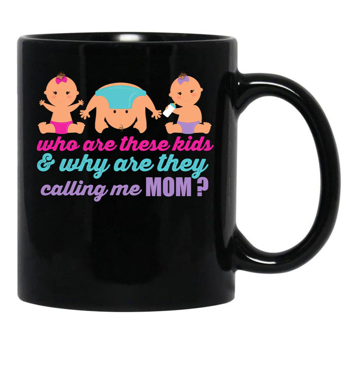 Bad Mom Funny Quote Bad Mom Club Black Coffee Mug, Gift Coffee Mug - Black