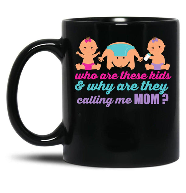 Bad Mom Funny Quote Bad Mom Club Black Coffee Mug, Gift Coffee Mug - Black