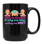 Bad Mom Funny Quote Bad Mom Club Black Coffee Mug, Gift Coffee Mug
