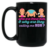 Bad Mom Funny Quote Bad Mom Club Black Coffee Mug, Gift Coffee Mug