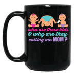 Bad Mom Funny Quote Bad Mom Club Black Coffee Mug, Gift Coffee Mug