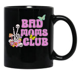 Bad Moms Club Funny Mama Mom Club Funny Mother'S Day Gift Retro Bad Moms Vintage Bad Moms Club Sarcastic Mama Black Coffee Mug, Gift Coffee Mug - Black