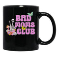 Bad Moms Club Funny Mama Mom Club Funny Mother'S Day Gift Retro Bad Moms Vintage Bad Moms Club Sarcastic Mama Black Coffee Mug, Gift Coffee Mug - Black