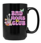 Bad Moms Club Funny Mama Mom Club Funny Mother'S Day Gift Retro Bad Moms Vintage Bad Moms Club Sarcastic Mama Black Coffee Mug, Gift Coffee Mug