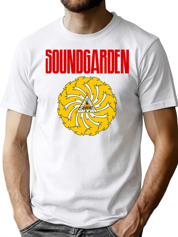 Badmotorfinger T-Shirt for Men & Women, T-Shirts Graphic Tee - White