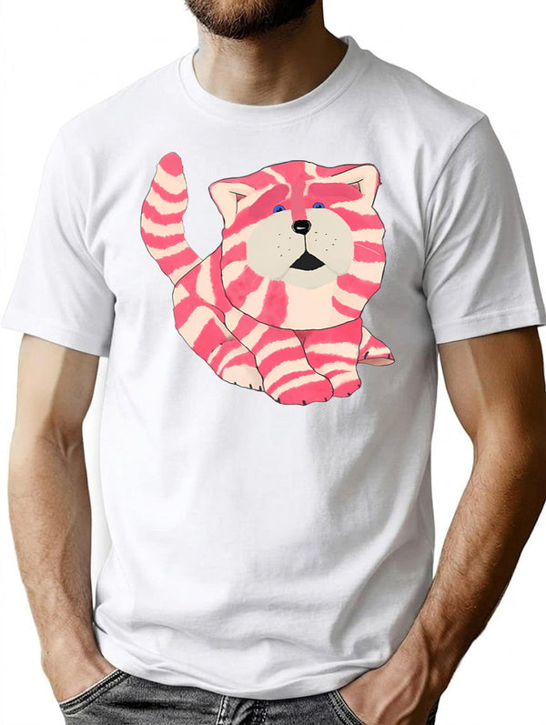 Bagpuss The Cat T-Shirt for Men & Women, T-Shirts Graphic Tee - White