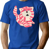 Bagpuss The Cat T-Shirt for Men & Women, T-Shirts Graphic Tee - Blue